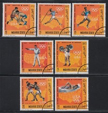 Aden-Mahra 1968 used Mi.115/21 A Olympische Spiele Olympic Games Sieger Winner