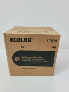 Ecolab 6100291 Ultra Concentrated Glass Cleaner (2)-1.3L - Picture 1 of 3