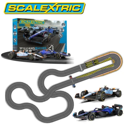 Scalextric Bundle SL94 Williams Racing FW45 C1450 + Extra Track Extension Kit - Image 1 of 3