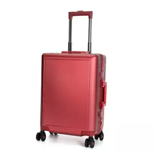 Swiss Aluminium Luggage Carry On Travel Hard Suitcase Lightweight TSA S7613A 20" - Picture 1 of 6