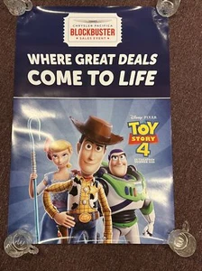 Pixar Toy Story 4 Chrysler Dealership Promotional Poster 24” X 36” Disney - Picture 1 of 1
