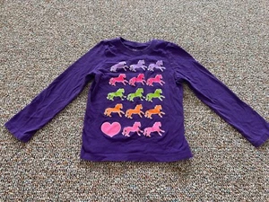 The Children's Place Girls Purple Unicorn Top Size 4 - Picture 1 of 5