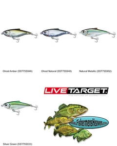 Live Target Scaled Sardine Pilchard Twitchbait (SST75S) Pick Any Saltwater Color - Picture 1 of 11