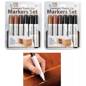 12 Pc Furniture Touch Up Marker Pen Wood Wax Scratch Repair Filler Remover Fix - Picture 1 of 1