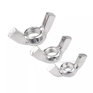 Tuercas de mariposa BSW Imperial 3/16" 1/4" 5/16" 3/8"1/2" acero al zinc brillante - Imagen 1 de 12