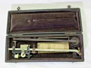 Planimetro polare compensativo vintage G. Coradi Zurigo Berger & Sons Surveying - Foto 1 di 18