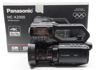 TOP!  - nur 3 Betriebsstunden - Panasonic HC-X2000E - HC-X2000 4K Camcorder OVP - Bild 1 von 4