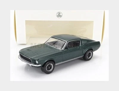 NOREV 430501-3 FORD USA - MUSTANG GT FASTBACK COUPE 1968 - SATIN GREEN MET - 1/4 - Immagine 1 di 2