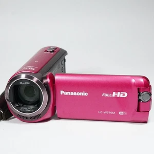 Panasonic HC-W570M Camcorder 1920 Full HD Pink High Definition Video Camera Use - Picture 1 of 10