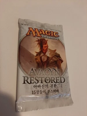 1 X Avacyn Restored - Korean Sealed Booster Pack Magic The Gathering MTG - Image 1 of 2