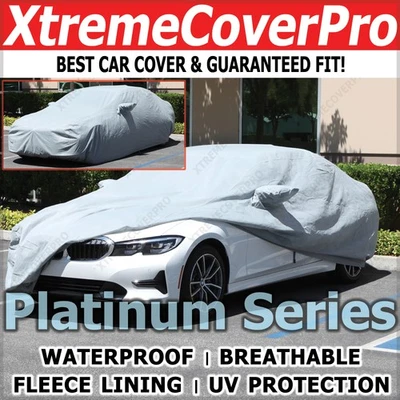 FUNDA COCHE IMPERMEABLE CON BOLSILLO ESPEJO GRIS para 2014 2015 2016 Infiniti Q50S Q50 Foto 1 de 4