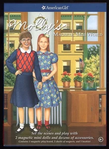 American Girl MOLLY'S MAGNETIC MINI-WORLD Magnet Dolls/Furniture/Accessories NEW - Picture 1 of 1