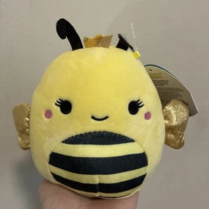 Squishmallows Sunny die Biene 5 Zoll gelb weiches Plüschtier offizielles Kellytoy 2022 - NEU - Bild 1 von 3