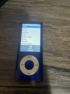 iPod Nano 6ta Generación 8GB Púrpura o Índigo Probado Funciona Foto 1 de 3