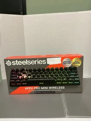 SteelSeries - Apex Pro Mini 60% V2 Wireless Mechanical OmniPoint Adjustable H... - Image 1 of 4