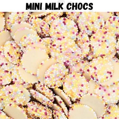 MONSTER MINI MILK CHOCS Dog Safe Candy Chocolate Button Disc Drops Choc Treats 100g-3kg