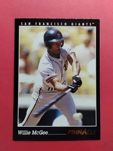 1993 Pinnacle - Willie McGee #39 Giants  - Picture 1 of 6