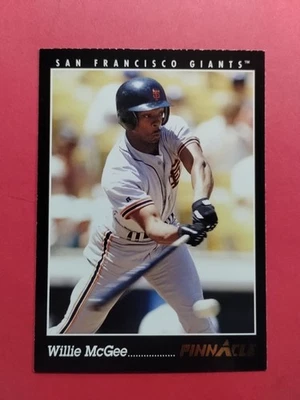 Pinnacle 1993 - Willie McGee #39 Giants  Foto 1 de 4