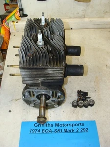 1974 BOA-SKI MARK 2 292 MKII Kohler engine cylinder pistons crankshaft crankcase - Picture 1 of 17