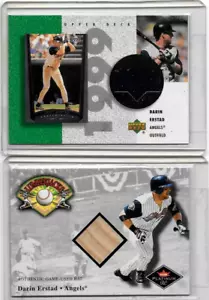 DAIN ERSTAD LOTTO DI 2 CARTE MAGLIA DIVERSE GIOCO USATE - ANGELI - Foto 1 di 1