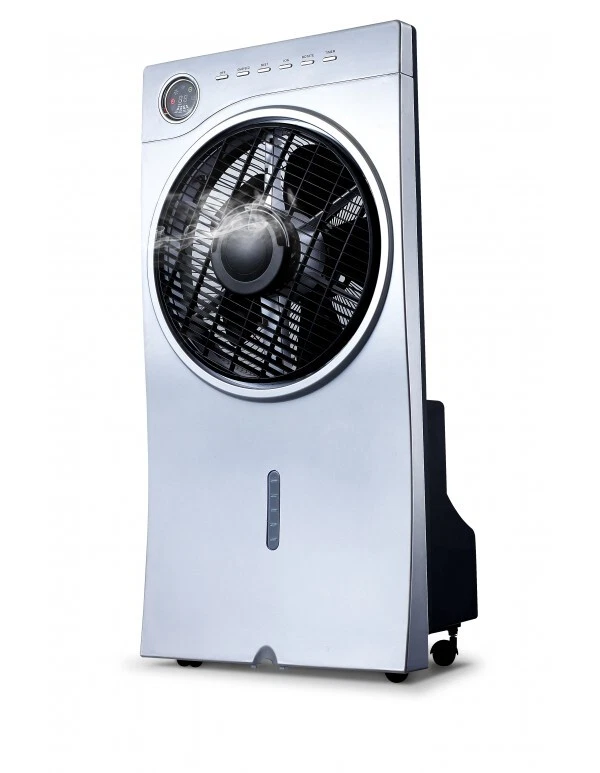 Ventilatore Nebulizzatore 5 Pale ø 28.5 cm Tanica 2.5 Lt Argento ZST32CM WESTIM - Immagine 1 di 2