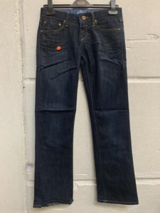 Mavi Ladies Jeans Olivia Low-Rise, Straight Leg Dark Blue W25 L34 - Picture 1 of 4