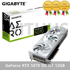 GIGABYTE GeForce RTX 5070 AERO OC D7 12GB Gaming Graphics Card - Picture 1 of 9
