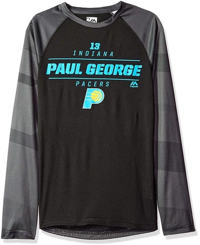 Majestic Indiana Pacers Player Program NBA Paul George Mens Tee, Size XL Cover