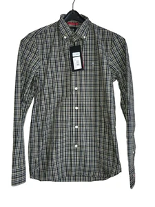 VICTORINOX Engineered L/S Slim OD Verde Talla XS Para hombres Camisa a Cuadros Quimise NUEVA - Imagen 1 de 7