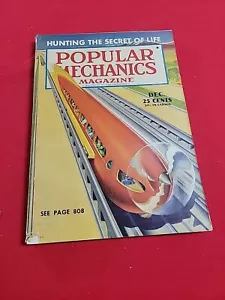 Popular Mechanics Magazine - December 1940 Hunting The Secret Of Life - Picture 1 of 4