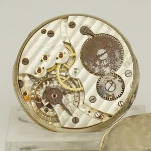 ¡Raro! MOVADO Movimiento Reloj Bolsillo Hombre Sin Repetidor Fusible Dúplex RARO - Imagen 1 de 5