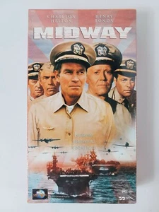 Midway VHS 1976 Movie w/Watermark Full Screen Heston Fonda New Sealed Free Ship - Picture 1 of 8