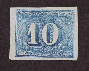 37 SELLO REIS BRASIL TEMPRANO SIN USAR 10C - Imagen 1 de 2