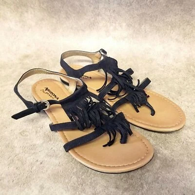 Sandalias Arizona para mujer talla 9 negras con tiras Foto 1 de 4