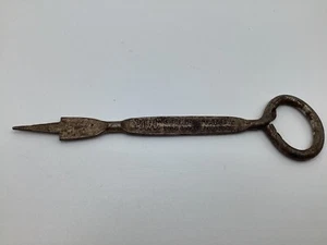 S. & H. Sellos verdes” Antiguo recogedor de tapa de botella de leche/pico de hielo/abridor de botellas - Imagen 1 de 4