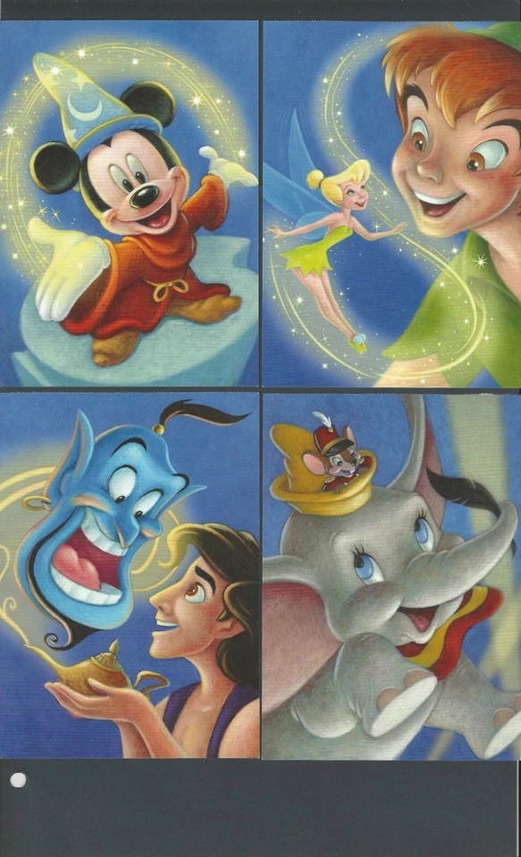 UX529-UX532 Disney Magic Complete Set Of 4 Cards Mint-- - Image 1 of 1
