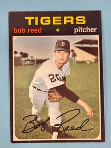 1971 Topps Bob Reed Detroit Tigers #732 EX-NM ⚾ - Picture 1 of 10