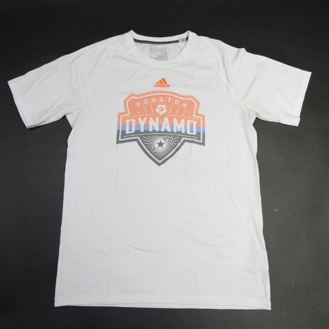 Houston Dynamo adidas Ultimate Tee Short Sleeve Shirt Men's White Used Cover