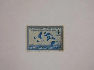 Estampilla de pato federal de Estados Unidos - 1948 - RW15 - Buffleheads - Buen estado - Imagen 1 de 2