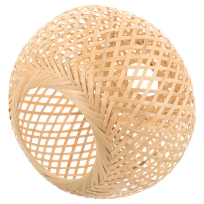 Bamboo Lampshade Weaved Shades Household Pendant Woven Lampshades - Image 1 of 4