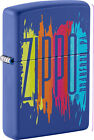 ZIPPO "COLOR" ROYAL BLUE COLOR LIGHTER / 2007597 w. CELL PHONE HOLDER / GIFTBOX