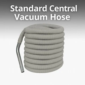 Premium Vacuflo Central Vacuum Hose 35ft – Durable, Lightweight & Flexible, Grey - Picture 1 of 5