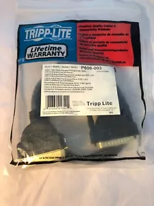 NEW Tripp Lite P606-003 Parallel Printer Gold Cable DB25 to Centronics 3FT ieee - Picture 1 of 8