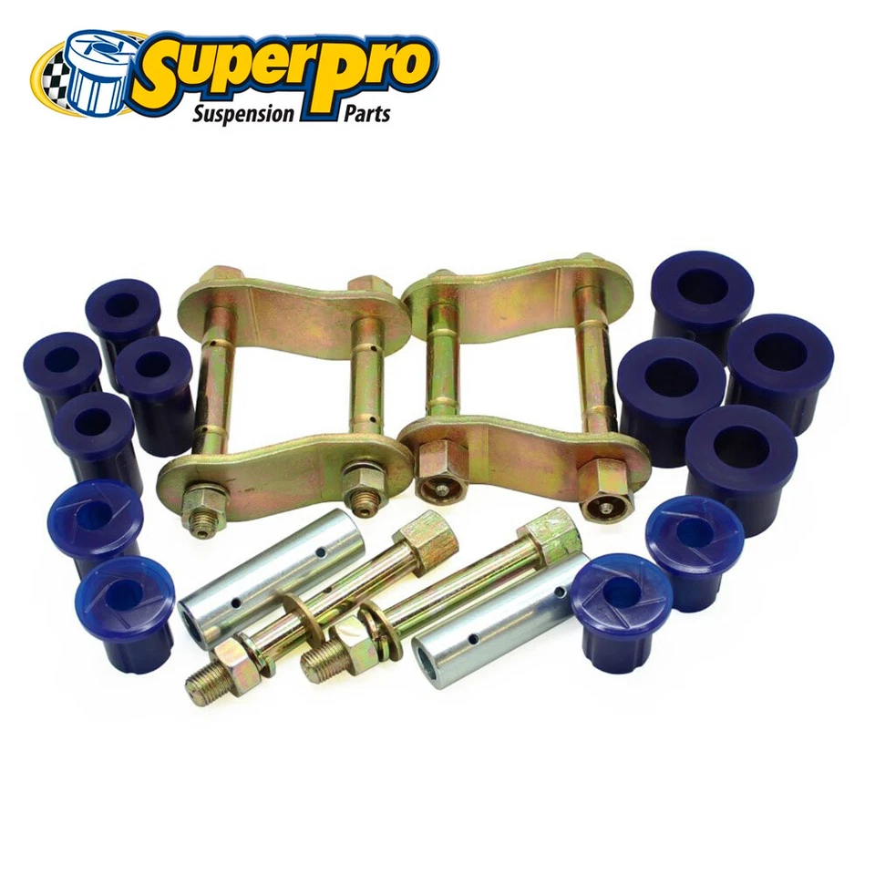 SuperPro Greasable Shackle + Bush Kit - Rear FOR Triton ML, MN KIT143SK - Image 1 of 1