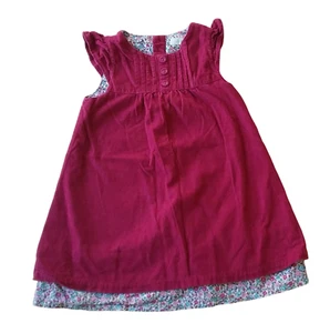 Jojo Maman Bebe 12-18 Months Girls Dress Fine Cord - Picture 1 of 10