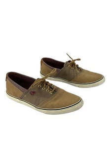 G.H. Tenis náuticas para mujer Bass & Co. talla 7M marrón bronceado púrpura estilo informal - Imagen 1 de 13