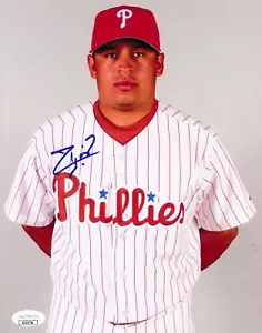 Carlos Ruiz Autographed 8x10 Photo Philadelphia Phillies JSA - Picture 1 of 2