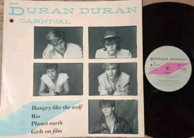 Duran Duran: Carnival Vinyl Record 4-Track Maxi-Single Dutch Import 12" 45rpm EX - Image 1 of 4