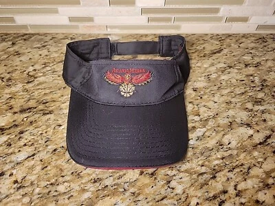 Atlanta Hawks Visera Sombrero Correa Ajustable Espalda Unisex Deportes Negro Baloncesto Foto 1 de 4