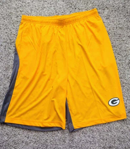 Green Bay Packers NFL Football Majestic Cool Base Shorts Mens Sizes NEW Cover